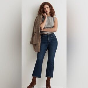 Madewell Dark Blue Flare Jeans